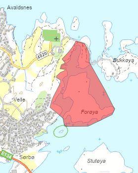 Verneområder - Avaldsnes, foreslått - Klikk for stort bilde