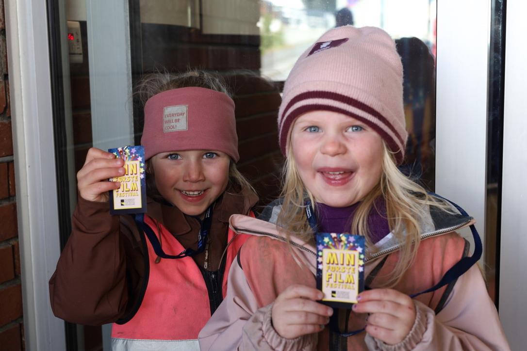Førskolebarn på Min første filmfestival - Klikk for stort bilde
