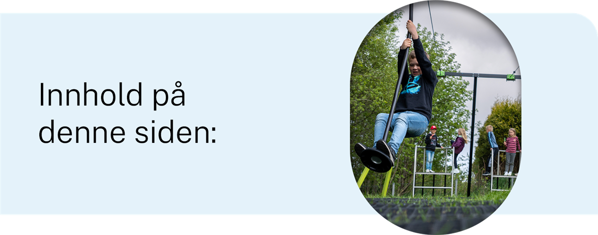 Design til kapittel med teksten "innhold på denne siden" pluss ovalt bilde. Grafikk. - Klikk for stort bilde