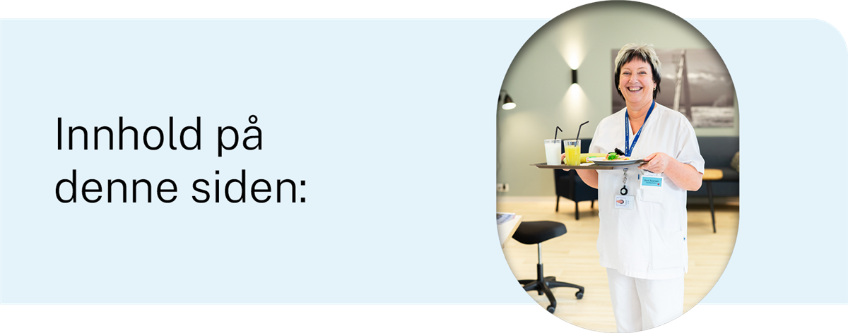 Design til kapittel med teksten "innhold på denne siden" pluss ovalt bilde. Grafikk. - Klikk for stort bilde