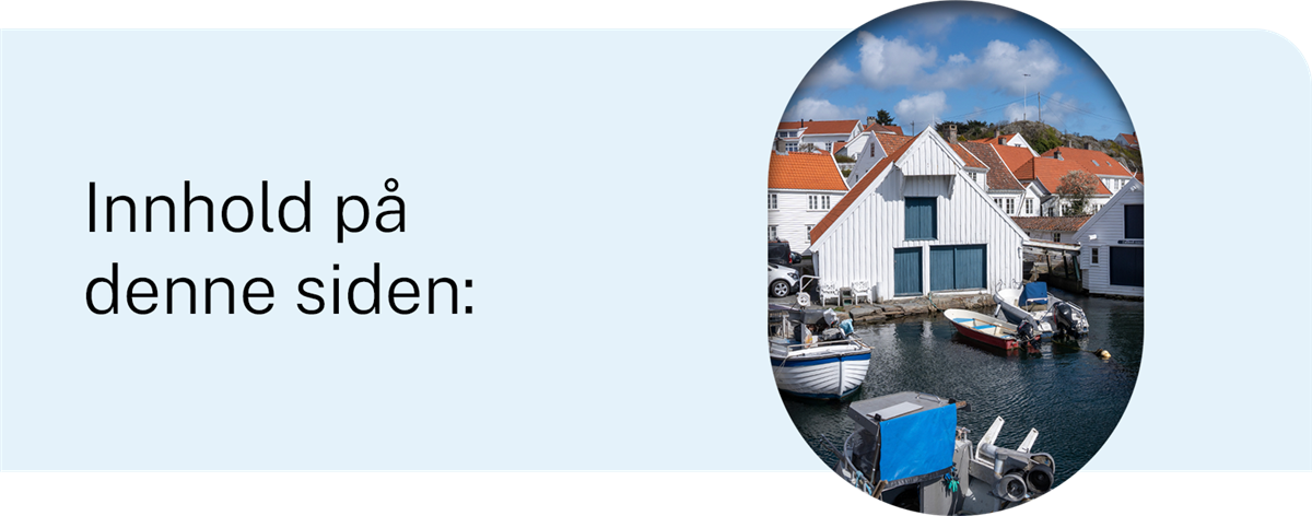Design til kapittel med teksten "innhold på denne siden" pluss ovalt bilde. Grafikk. - Klikk for stort bilde
